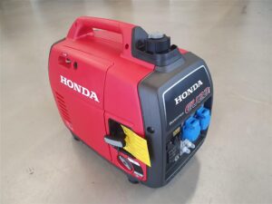 Aggregat 2,2 KVA Honda EU 22i- Vollgetankt zurück mit Super Benzin!