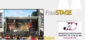Trailerbühne Freestage Medium V.1.4 - 8m x 6m