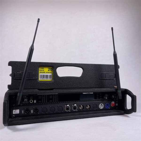 Funk Rack Shure Axient Digital Doppelempfänger