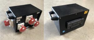 CEE Verteiler 125A -> 3x 63A, cPot, Gummi LS