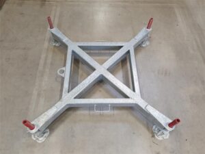 OKTOGON Stahl Fundamentkreuz