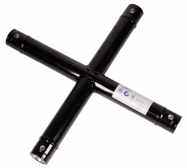 Alupipe Kreuz 0,5x0,5m *SCHWARZ* F31 Traverse
